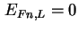 $ E_{Fn,L} = 0$